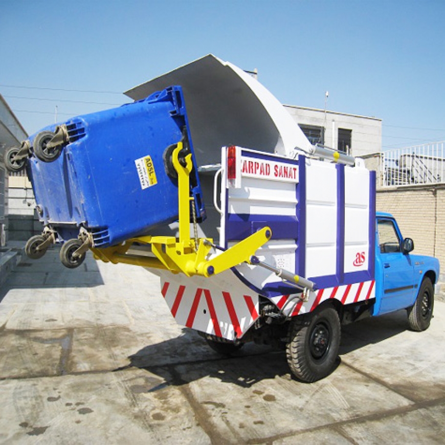 4cobic meter garbage press